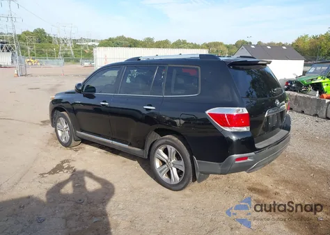 2012 Toyota Highlander Limited V6 z USA, uszkodzony, nr VIN 5TDDK3EH8CS095114